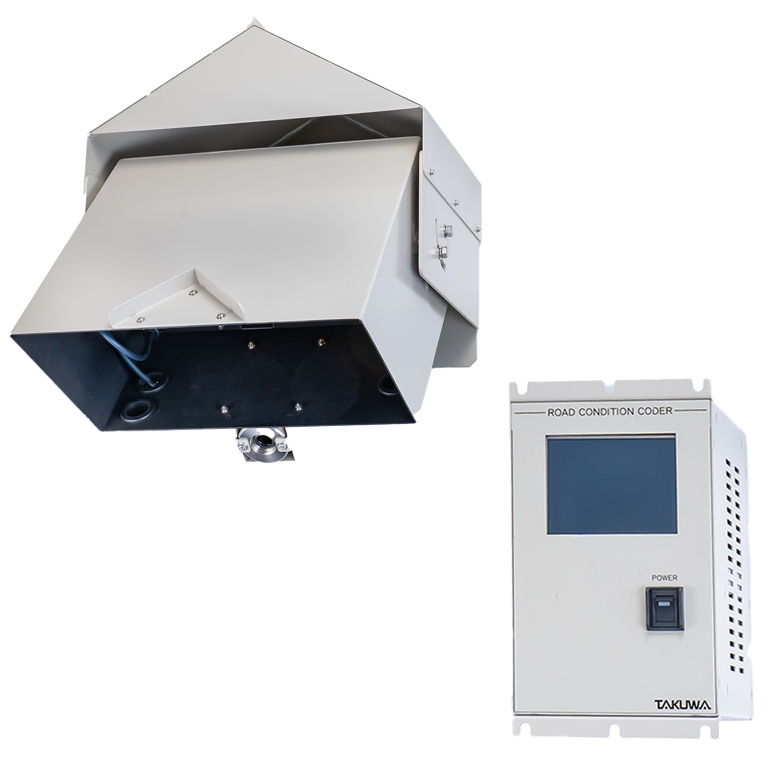 Our laser scanning road condition sensor